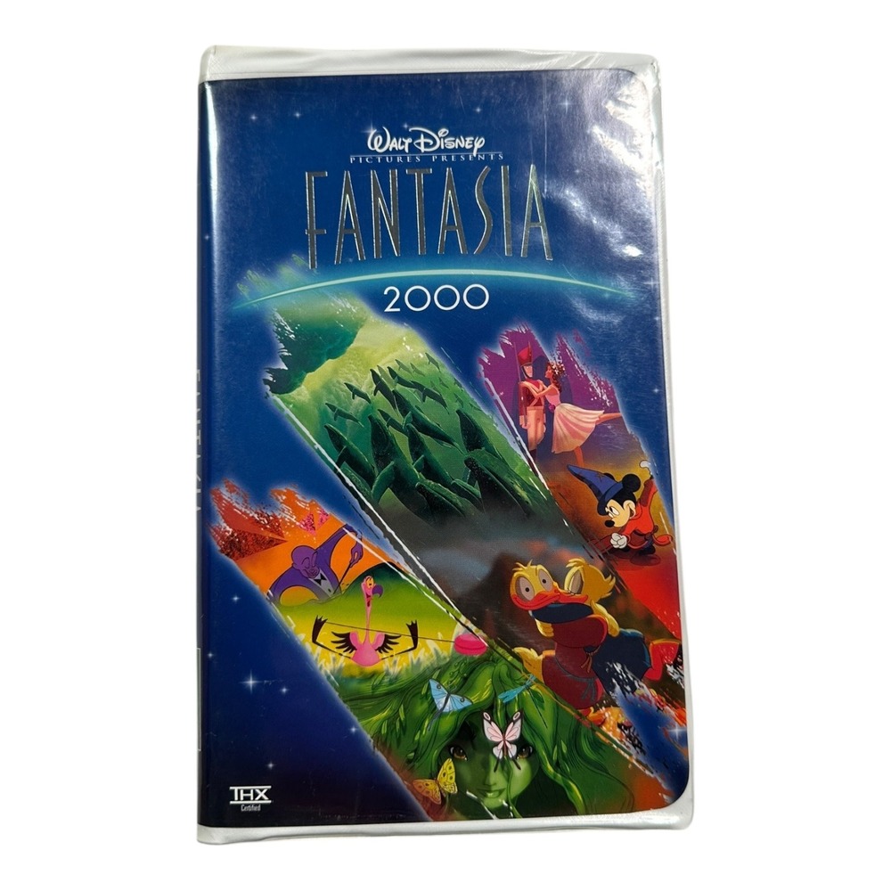 Disney Fantasia‎ 2000 VHS Tape Walt Disney Pictures THX